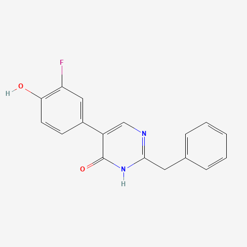2-benzyl-5-(3-fluoro-4-hydroxyphenyl)-1H-pyrimidin-6-one (CAS: 946505-12-0) - Related Chemical Product