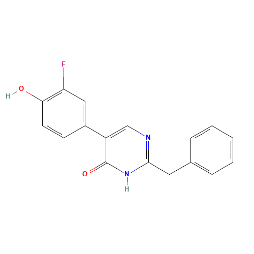 2-benzyl-5-(3-fluoro-4-hydroxyphenyl)-1H-pyrimidin-6-one (CAS: 946505-12-0) - Related Chemical Product