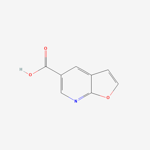 furo[2,3-b]pyridine-5-carboxylic acid (CAS: 122534-94-5) - Chemical Structure and Molecular Formula 
