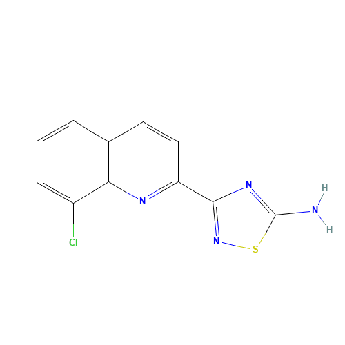 3-(8-chloroquinolin-2-yl)-1,2,4-thiadiazol-5-amine (CAS: 1179359-99-9) - Related Chemical Product