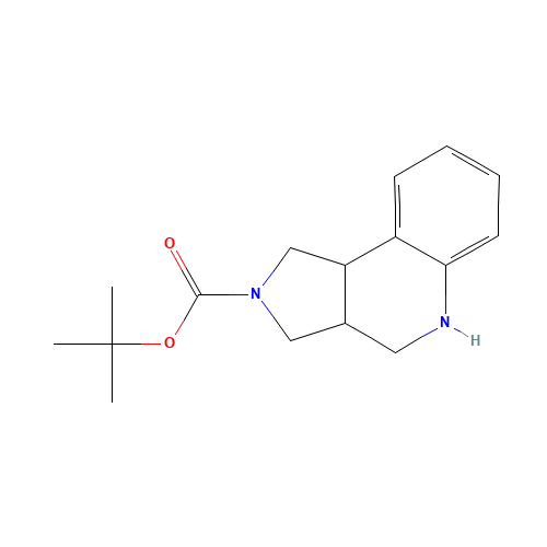 tert-butyl 1,3,3a,4,5,9b-hexahydropyrrolo[3,4-c]quinoline-2-carboxylate (CAS: 1194375-23-9) - Chemical Structure and Molecular Formula 