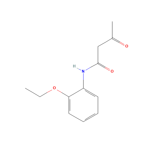 N-(2-ethoxyphenyl)-3-oxobutanamide (CAS: 41687-09-6) - Chemical Structure and Molecular Formula 