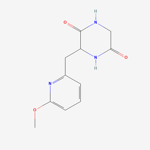 3-[(6-methoxypyridin-2-yl)methyl]piperazine-2,5-dione (CAS: 1361225-18-4) - Related Chemical Product