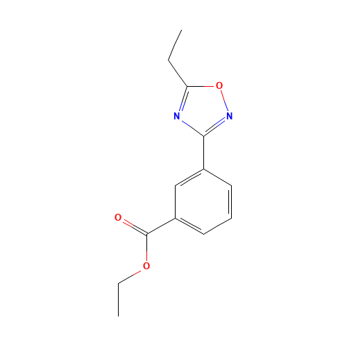 ethyl 3-(5-ethyl-1,2,4-oxadiazol-3-yl)benzoate (CAS: 1166756-76-8) - Related Chemical Product