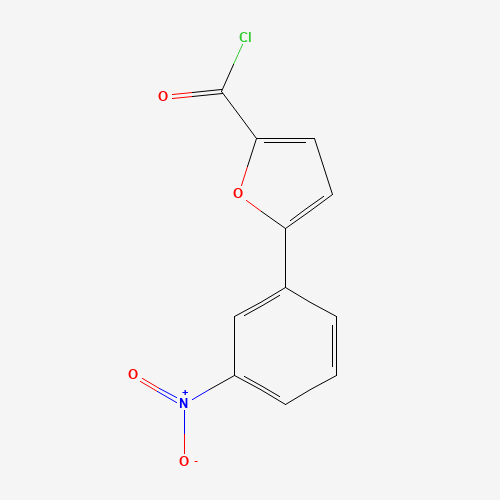 5-(3-nitrophenyl)furan-2-carbonyl chloride (CAS: 61941-87-5) - Chemical Structure and Molecular Formula 