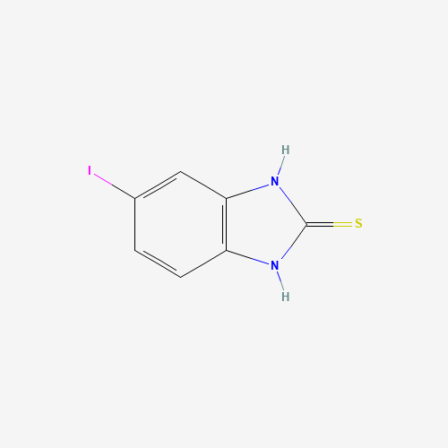 5-iodo-1,3-dihydrobenzimidazole-2-thione (CAS: 126174-81-0) - Chemical Structure and Molecular Formula 