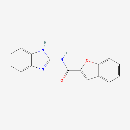 N-(1H-benzimidazol-2-yl)-1-benzofuran-2-carboxamide (CAS: 27111-30-4) - Related Chemical Product
