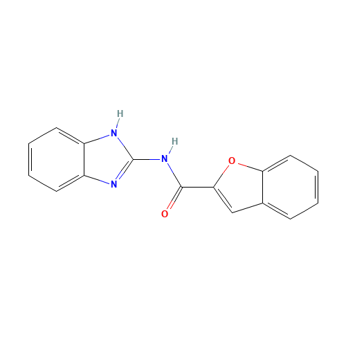 N-(1H-benzimidazol-2-yl)-1-benzofuran-2-carboxamide (CAS: 27111-30-4) - Related Chemical Product