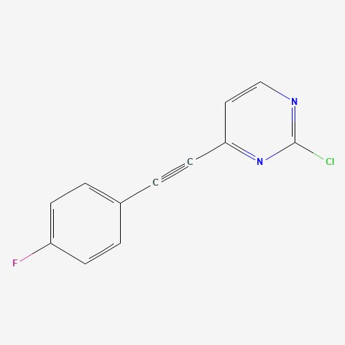 2-chloro-4-[2-(4-fluorophenyl)ethynyl]pyrimidine (CAS: 570376-20-4) - Related Chemical Product