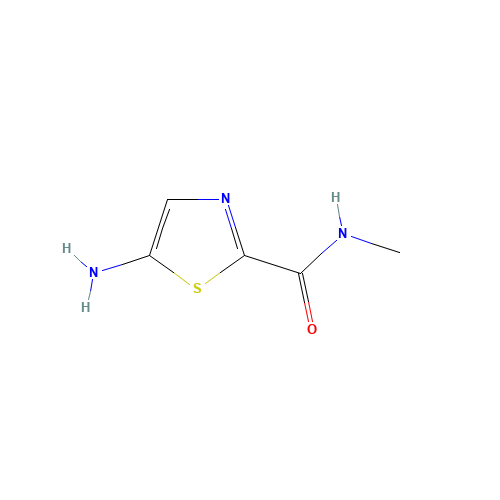 5-amino-N-methyl-1,3-thiazole-2-carboxamide (CAS: 942631-53-0) - Chemical Structure and Molecular Formula 