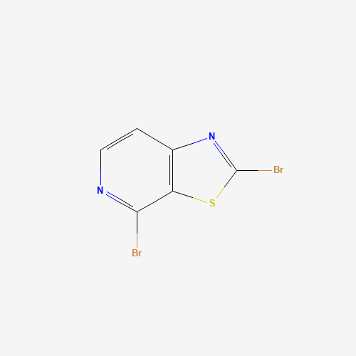 2,4-dibromo-[1,3]thiazolo[5,4-c]pyridine (CAS: 1439823-46-7) - Chemical Structure and Molecular Formula 