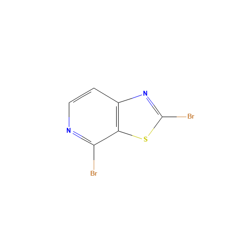 2,4-dibromo-[1,3]thiazolo[5,4-c]pyridine (CAS: 1439823-46-7) - Chemical Structure and Molecular Formula 