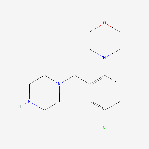 4-[4-chloro-2-(piperazin-1-ylmethyl)phenyl]morpholine (CAS: 1446818-98-9) - Related Chemical Product