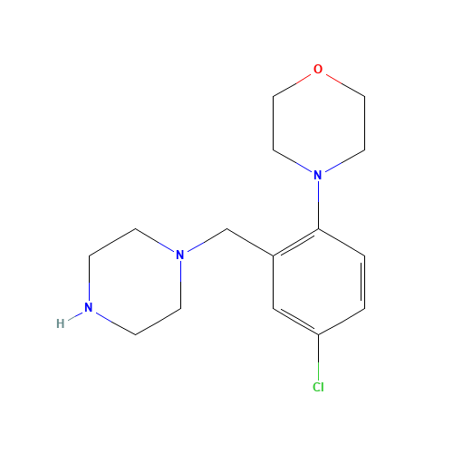 4-[4-chloro-2-(piperazin-1-ylmethyl)phenyl]morpholine (CAS: 1446818-98-9) - Related Chemical Product