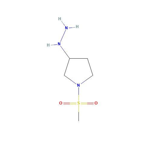 (1-methylsulfonylpyrrolidin-3-yl)hydrazine (CAS: 1393608-26-8) - Related Chemical Product