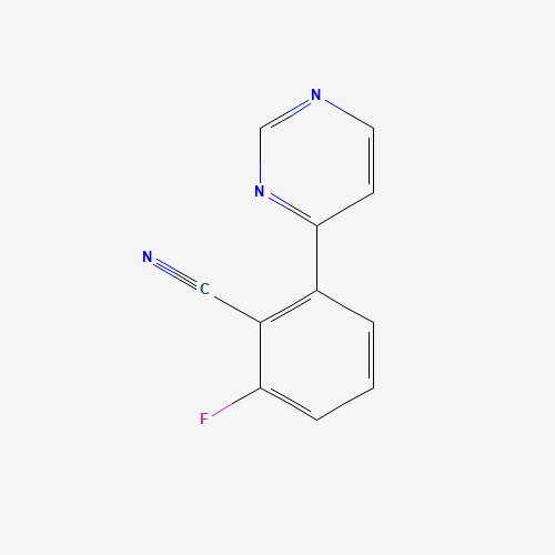 2-fluoro-6-pyrimidin-4-ylbenzonitrile (CAS: 1378005-02-7) - Related Chemical Product