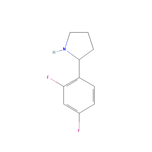 2-(2,4-difluorophenyl)pyrrolidine (CAS: 524674-05-3) - Related Chemical Product
