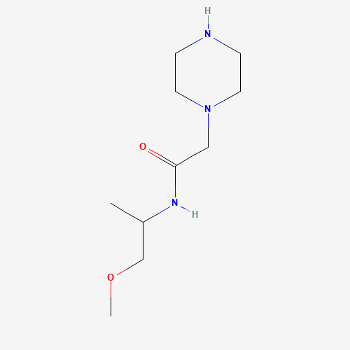 N-(1-methoxypropan-2-yl)-2-piperazin-1-ylacetamide (CAS: 870008-02-9) - Related Chemical Product