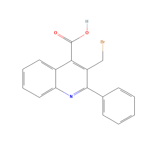 3-(bromomethyl)-2-phenylquinoline-4-carboxylic acid (CAS: 224633-15-2) - Related Chemical Product