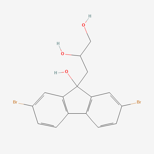 3-(2,7-dibromo-9-hydroxyfluoren-9-yl)propane-1,2-diol (CAS: 1616114-18-1) - Related Chemical Product