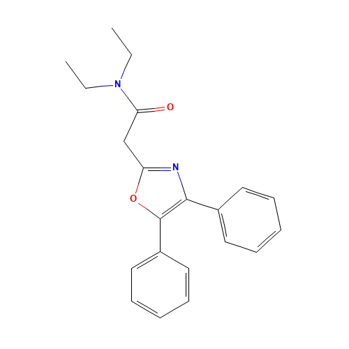 2-(4,5-diphenyl-1,3-oxazol-2-yl)-N,N-diethylacetamide (CAS: 34015-87-7) - Related Chemical Product
