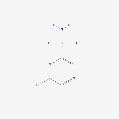 6-chloropyrazine-2-sulfonamide (CAS: 1272356-94-1) - Chemical Structure and Molecular Formula 