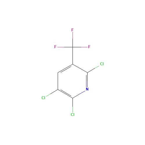 2,3,6-trichloro-5-(trifluoromethyl)pyridine (CAS: 80289-91-4) - Chemical Structure and Molecular Formula 