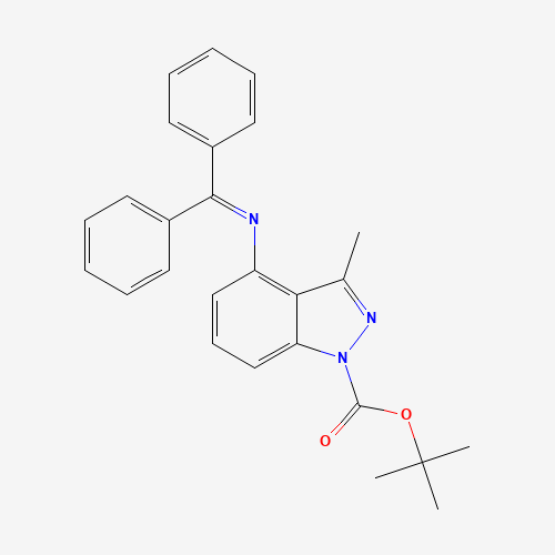 tert-butyl 4-(benzhydrylideneamino)-3-methylindazole-1-carboxylate (CAS: 848678-72-8) - Related Chemical Product