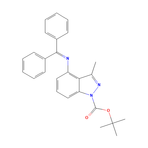 tert-butyl 4-(benzhydrylideneamino)-3-methylindazole-1-carboxylate (CAS: 848678-72-8) - Related Chemical Product