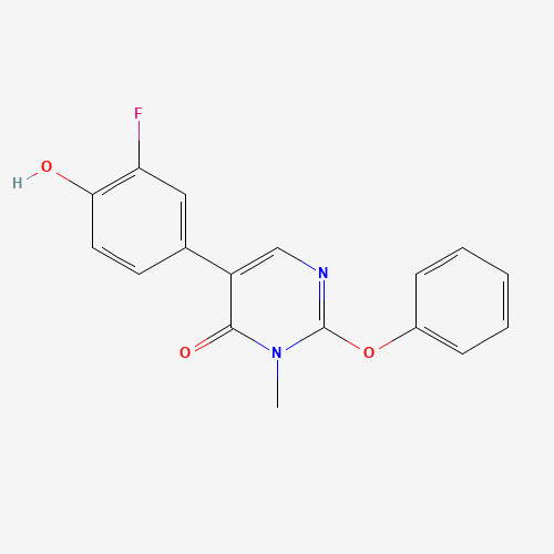 5-(3-fluoro-4-hydroxyphenyl)-3-methyl-2-phenoxypyrimidin-4-one (CAS: 960299-22-3) - Related Chemical Product