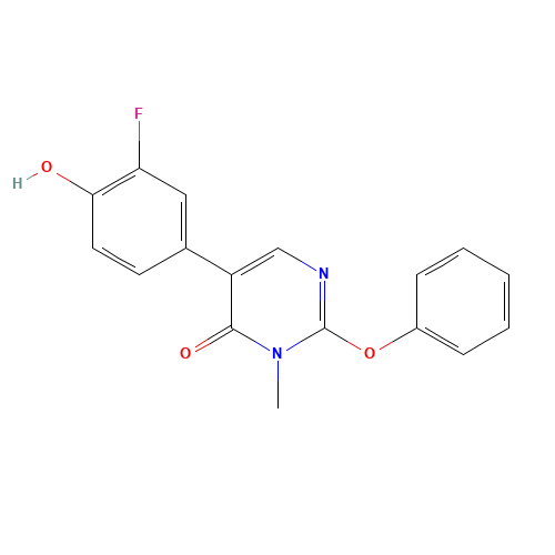 5-(3-fluoro-4-hydroxyphenyl)-3-methyl-2-phenoxypyrimidin-4-one (CAS: 960299-22-3) - Related Chemical Product