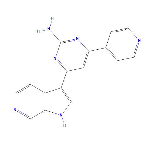 4-pyridin-4-yl-6-(1H-pyrrolo[2,3-c]pyridin-3-yl)pyrimidin-2-amine (CAS: 1373558-50-9) - Related Chemical Product