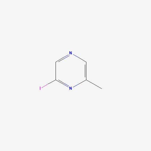 2-iodo-6-methylpyrazine (CAS: 58139-06-3) - Chemical Structure and Molecular Formula 