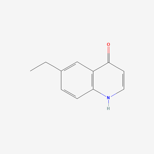 6-ethyl-1H-quinolin-4-one (CAS: 303121-13-3) - Chemical Structure and Molecular Formula 