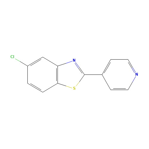 5-chloro-2-pyridin-4-yl-1,3-benzothiazole (CAS: 51643-57-3) - Related Chemical Product