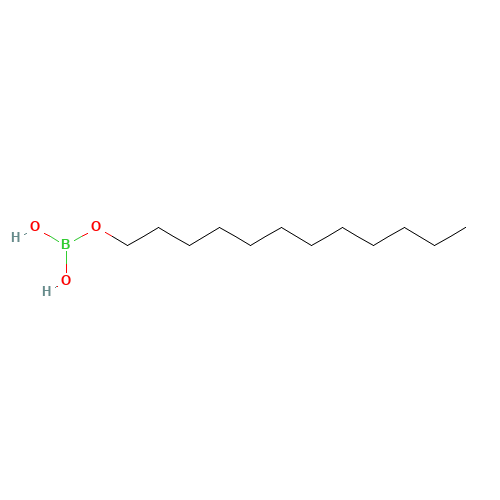 dodecoxyboronic acid (CAS: 134638-14-5) - Chemical Structure and Molecular Formula 