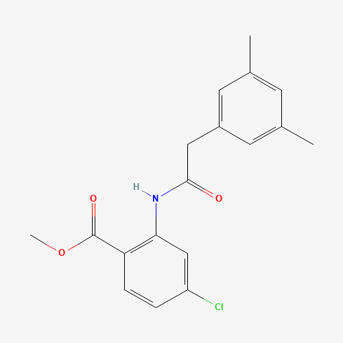 methyl 4-chloro-2-[[2-(3,5-dimethylphenyl)acetyl]amino]benzoate (CAS: 199942-82-0) - Related Chemical Product