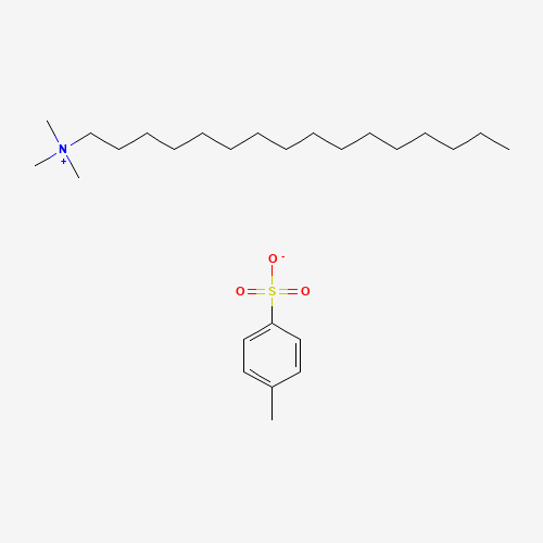 hexadecyl(trimethyl)azanium;4-methylbenzenesulfonate (CAS: 138-32-9) - Chemical Structure and Molecular Formula 