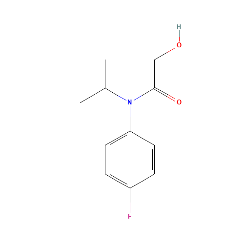 N-(4-fluorophenyl)-2-hydroxy-N-propan-2-ylacetamide (CAS: 54041-17-7) - Related Chemical Product