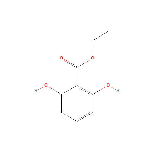 ethyl 2,6-dihydroxybenzoate (CAS: 54640-04-9) - Chemical Structure and Molecular Formula 