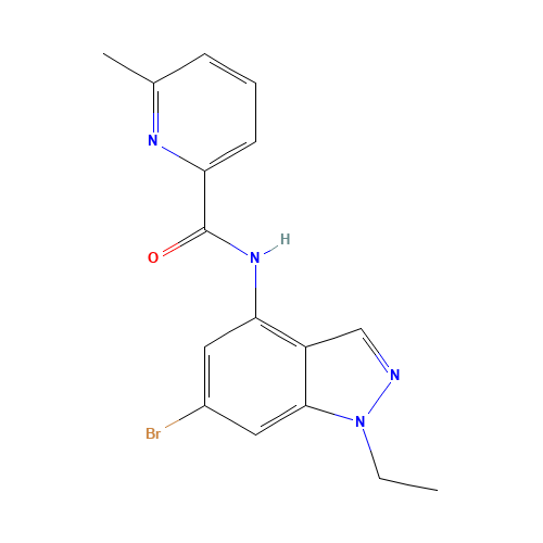 N-(6-bromo-1-ethylindazol-4-yl)-6-methylpyridine-2-carboxamide (CAS: 1199243-87-2) - Related Chemical Product