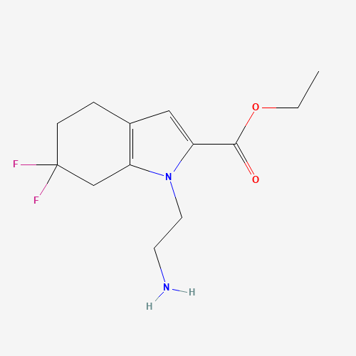 ethyl 1-(2-aminoethyl)-6,6-difluoro-5,7-dihydro-4H-indole-2-carboxylate (CAS: 1433990-13-6) - Related Chemical Product