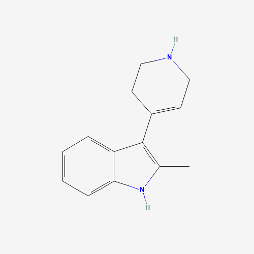 2-methyl-3-(1,2,3,6-tetrahydropyridin-4-yl)-1H-indole (CAS: 84461-65-4) - Chemical Structure and Molecular Formula 