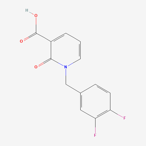 1-[(3,4-difluorophenyl)methyl]-2-oxopyridine-3-carboxylic acid (CAS: 1001413-01-9) - Related Chemical Product