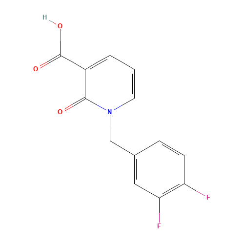 1-[(3,4-difluorophenyl)methyl]-2-oxopyridine-3-carboxylic acid (CAS: 1001413-01-9) - Related Chemical Product