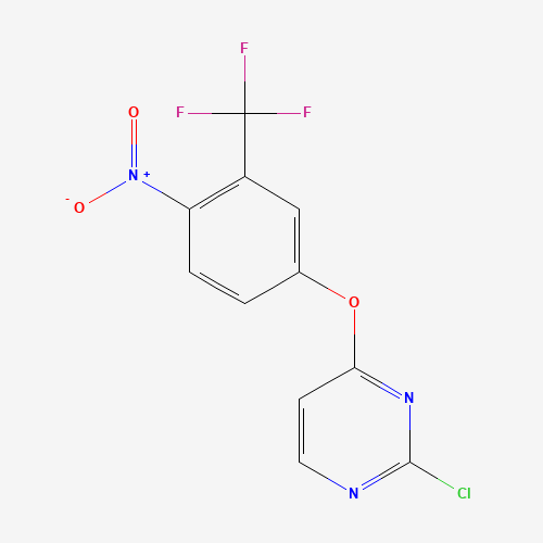 2-chloro-4-[4-nitro-3-(trifluoromethyl)phenoxy]pyrimidine (CAS: 853299-27-1) - Related Chemical Product