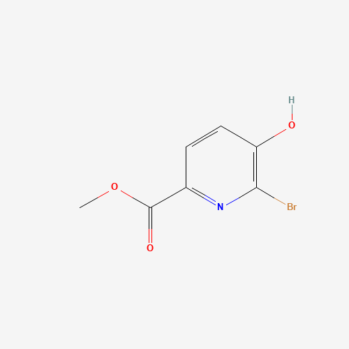 methyl 6-bromo-5-hydroxypyridine-2-carboxylate (CAS: 170235-19-5) - Chemical Structure and Molecular Formula 