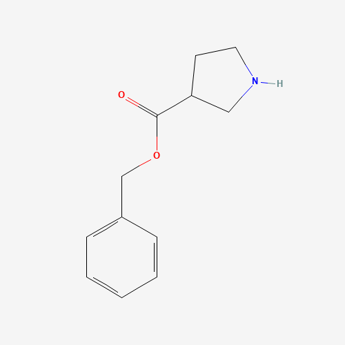 benzyl pyrrolidine-3-carboxylate (CAS: 153545-04-1) - Chemical Structure and Molecular Formula 