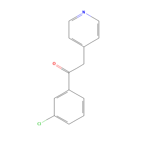 1-(3-chlorophenyl)-2-pyridin-4-ylethanone (CAS: 125996-70-5) - Related Chemical Product