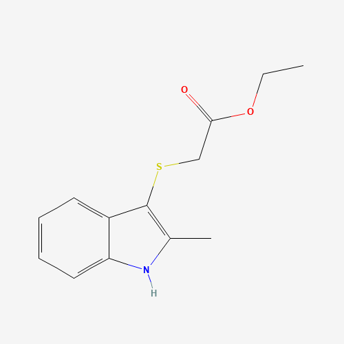 ethyl 2-[(2-methyl-1H-indol-3-yl)sulfanyl]acetate (CAS: 93187-78-1) - Related Chemical Product